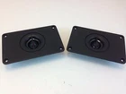 1 PAIR - CES 1-1/2" TWEETERS ON 2-5/8" x 4" MOUNT PLATES 25W-8OHMS # ZVDT-4015