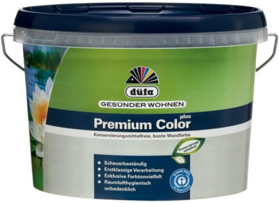 Düfa Premium Color plus Wandfarbe 2,5 L, verschiedene Farbtöne zur Auswahl