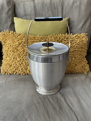 SEA VINTAGE SMC フーディー(ICE GRAY) Kromex 1950's Mid-century Aluminum Lidded Atomic Ice Bucket, 10