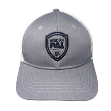 Meridian PAL Snapback Mesh Back Trucker Hat Gray Youth Port Authority