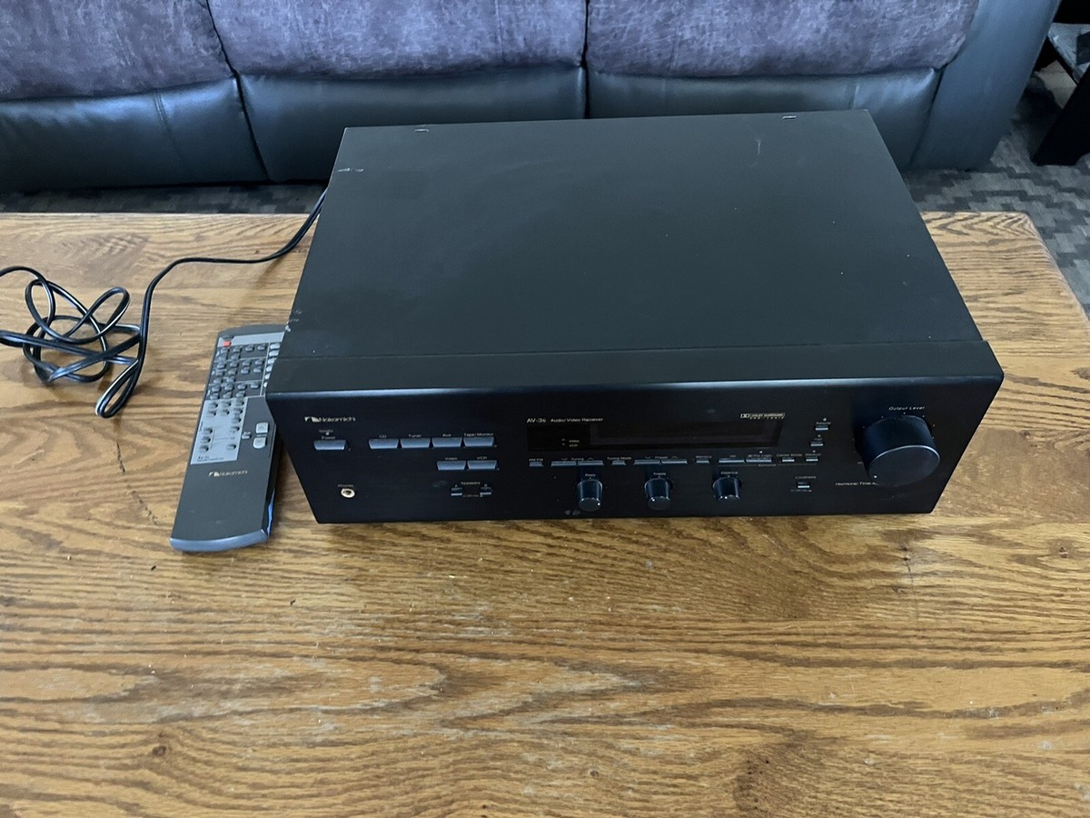 Nakamichi AV-3s Audio Dolby Pro Logic Receiver and Remote. Working