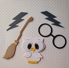Harry Potter Accessories Inspired. Scrapbook, Card making Paper Piecing.