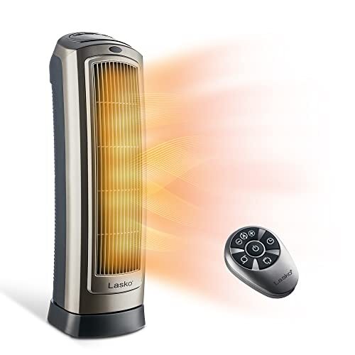 Lasko 755320 Oscillating Digital Ceramic Tower Heater with