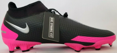 Nike Phantom GT Academy FG MG Dynamic Fit Black Pink Soccer Cleats Men\'s Size 8 s-l400.jpg main image 3