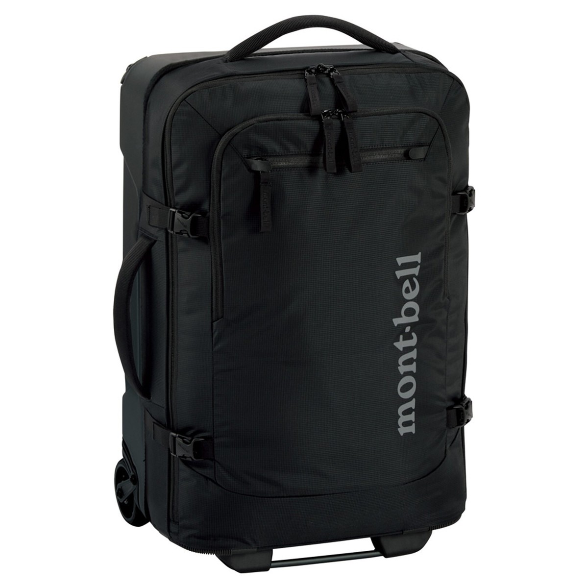 mont-bell Wheelie Bag 40 Black Travel Bag with Handle Wheels Carry