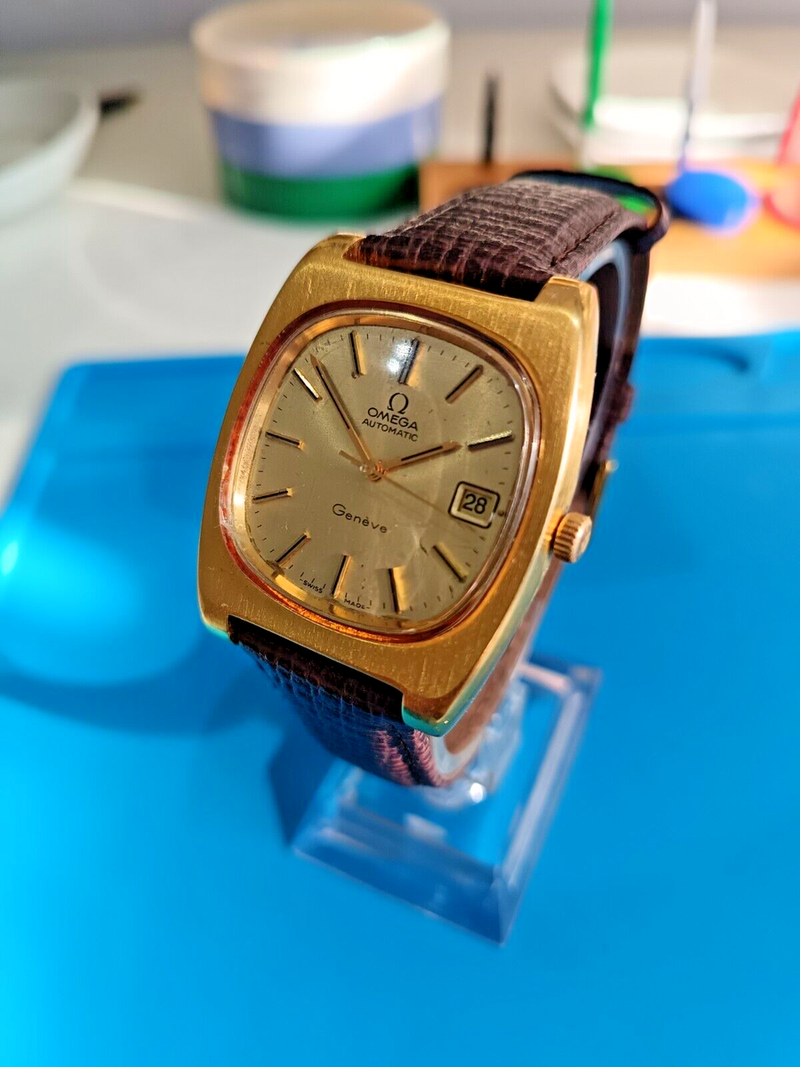 Omega Geneve Automatic cal 1012, mens watch, square