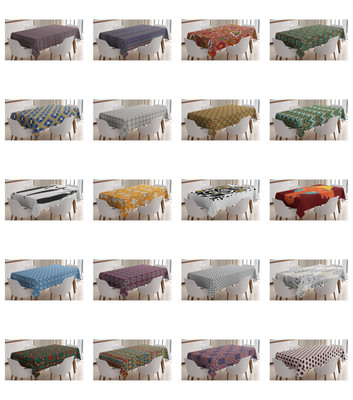 Ambesonne Oriental Print Tablecloth Table Cover for Dining Room Kitchen