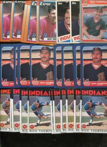 RICH THOMPSON BULK  LOT OF 30 BASEBALL CARDS INDIANS  - Picture 1 of 1