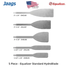 5 Pc Equalizer HydroBlade Windshield Urethane Cutting Removal Blade with dimples