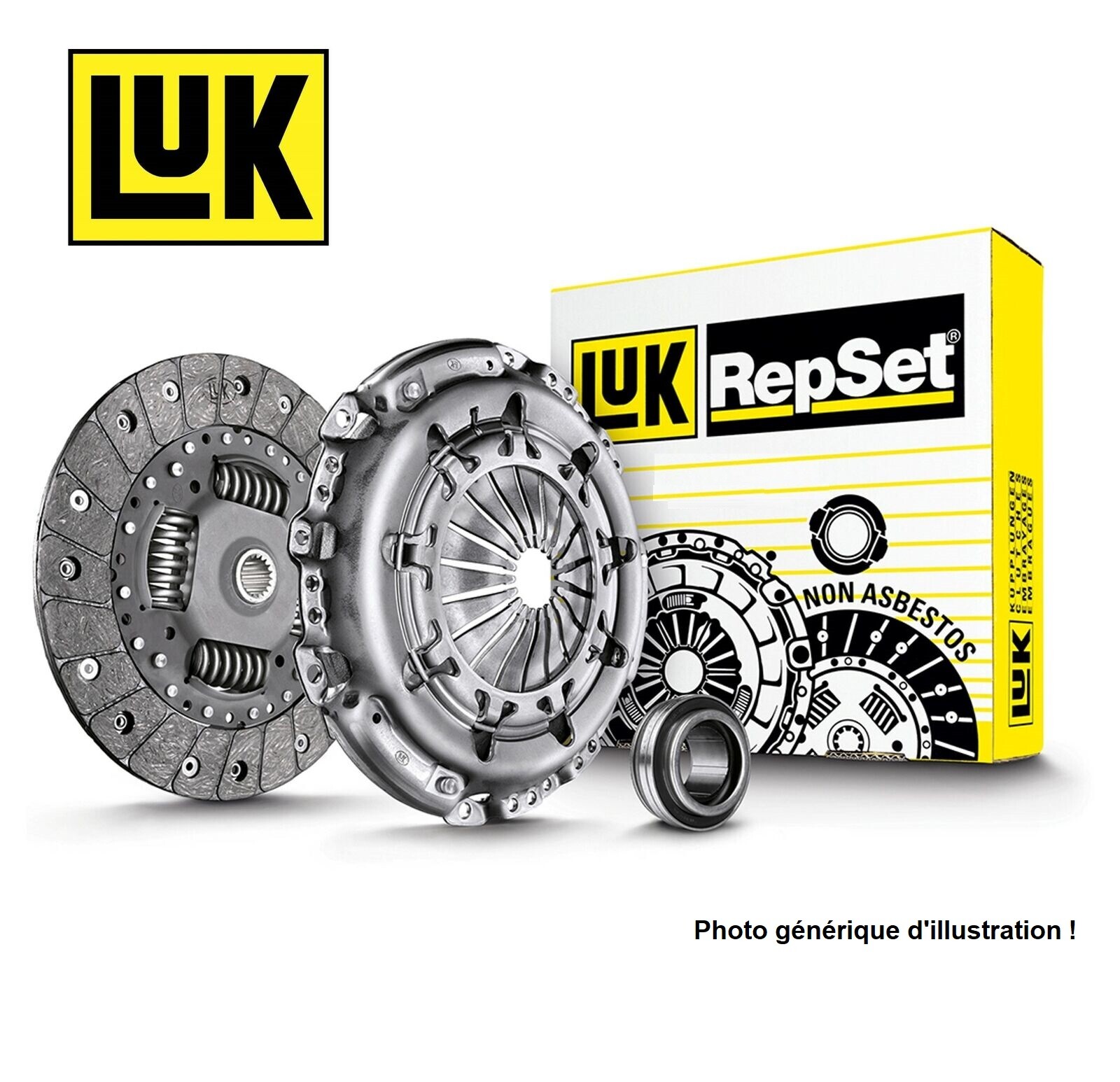 Kit embrayage LuK 620 3322 00 avec butée, longévité et précision pour Skoda