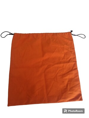 AUTHENTIC HERMES ORANGE DUST BAG COVER 17 X 17 INCH 43 X 43 CM EUC