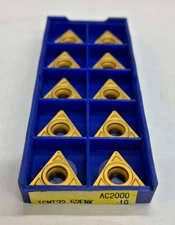 (10 PCS) SUMITOMO TCMT 32.52ENK GRADE: AC2000 CARBIDE INSERTS