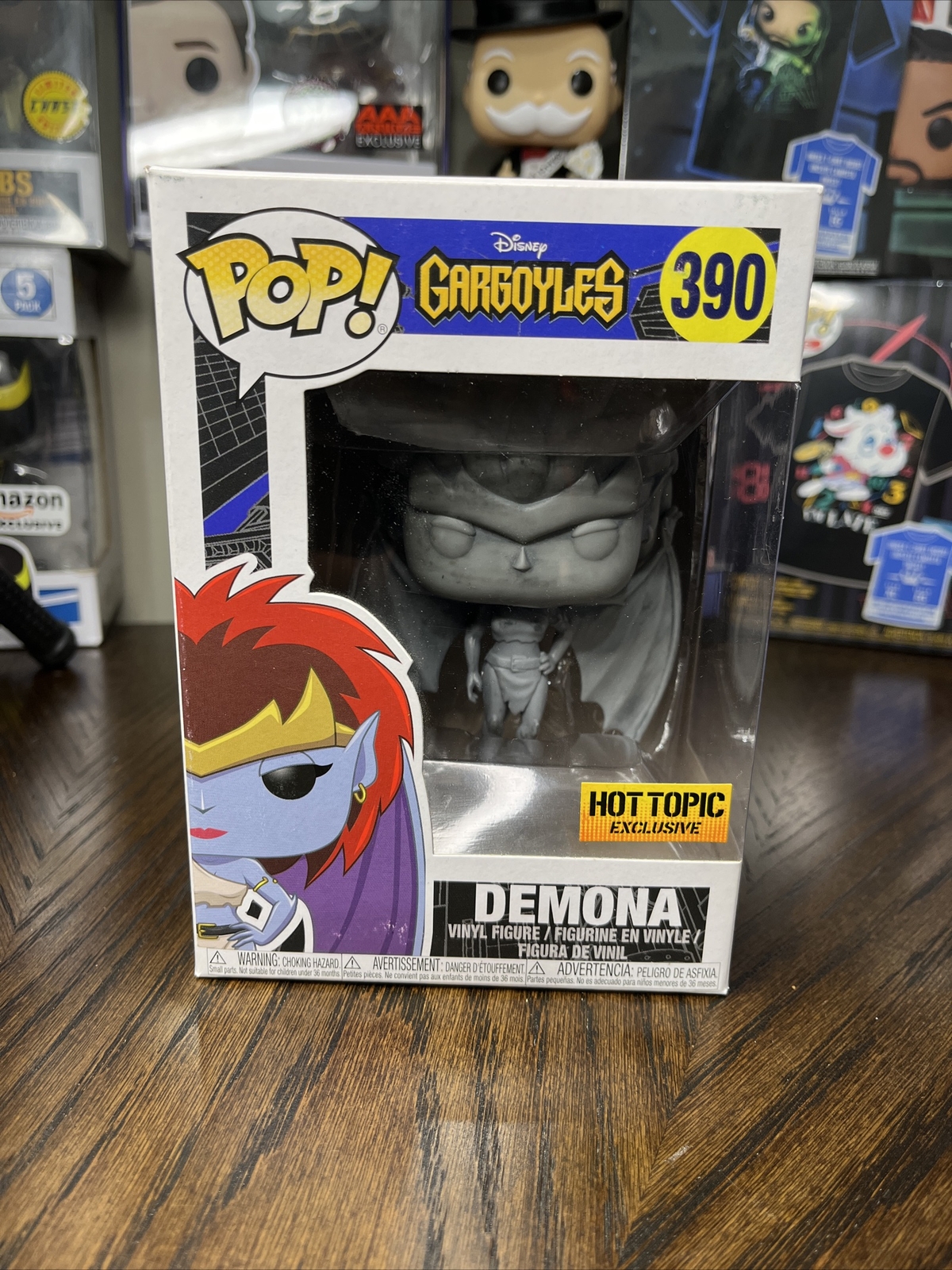 Funko Pop! Disney Gargoyles Stone Demona Exclusive Figure #390 Hot Topic Vaulted