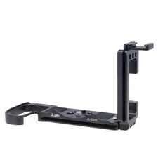 Black QR Plate L Shape Bracket W Cold Shoe & 1/4" & 3/6"  for Nikon Z6III Camera