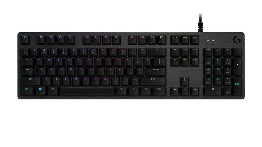 Logitech G512 Lightsync RGB Mechanical Gaming Keyboard Compact Design