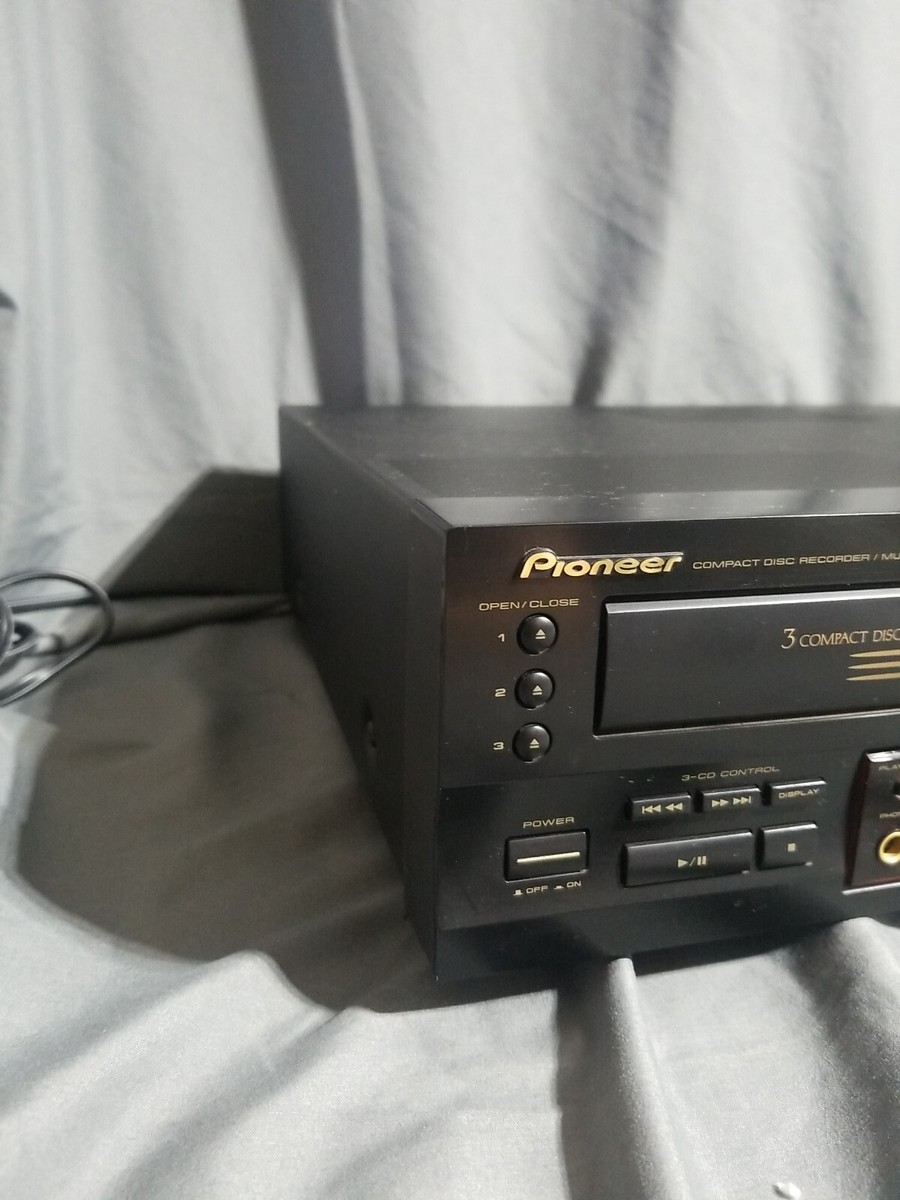 Pioneer PDR-W839 3-Disc Changer CD Recorder Optical Out Player For