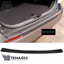 Rear bumper protector scuff pad for Toyota RAV4 2019- door sill guard trim