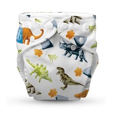 Charlie Banana 1 Pack Reusable Adjustable Cloth Diaper, One Size - Dinosaurs