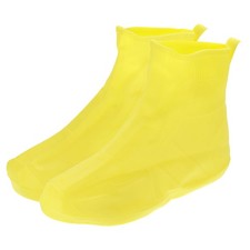 L waterproof shoes lining, 1 pair silicone non-slip, yellow