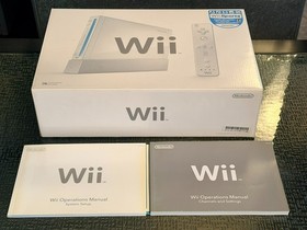 Nintendo Wii Console RVL-001 With Wii Sports Resort Bundle Games And Controllers