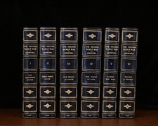 The Second World War by Winston Churchill in a Bayntun Full Leather Binding
