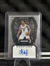 2024-25 Prizm Draft Picks ADAM FLAGLER #S-FLG Rookie AUTO BAYLOR BASKETBALL a1