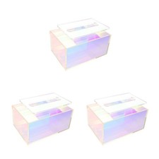 Reusable Acrylic Tissue Box Holder for Home Multi Color Desktop Dispenser