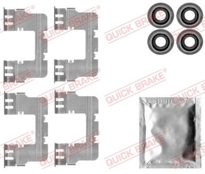 QUICK BRAKE Zubehörsatz Scheibenbremsbelag 109-1785 für CHRYSLER LX LANCIA 300C