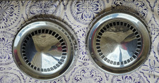2 1960-1964 Ford Falcon Mercury Comet Chrome 9 12dog Dish Hubcaps 2 1960-1964 Ford Falcon Mercury Comet Chrome 9 12dog Dish Hubcaps