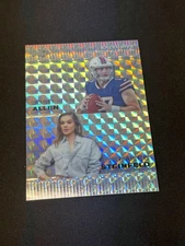 Josh Allen / Hailee Steinfeld 2024 Leaf Metal Dual Mosaic /25 RC Bills