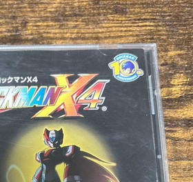 Rockman X4 for Sega Saturn SS software with case, manual japan JP used junk