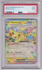 Pikachu ex 219/191 Sv08: Surging Sparks Holo PSA 9