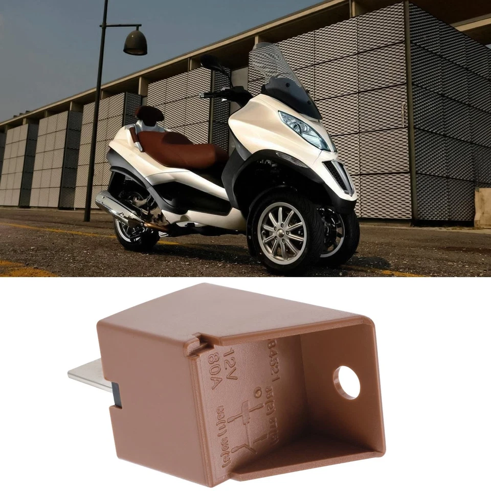 Interruptor magnético relé de arranque 1 pieza relé estándar de coche 4 pines 12V 80A coche Hoc... Foto 3 de 4