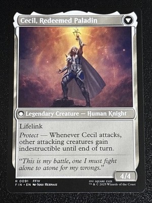 MTG Final Fantasy Cecil, Dark Knight 0091 NM Rare | eBay