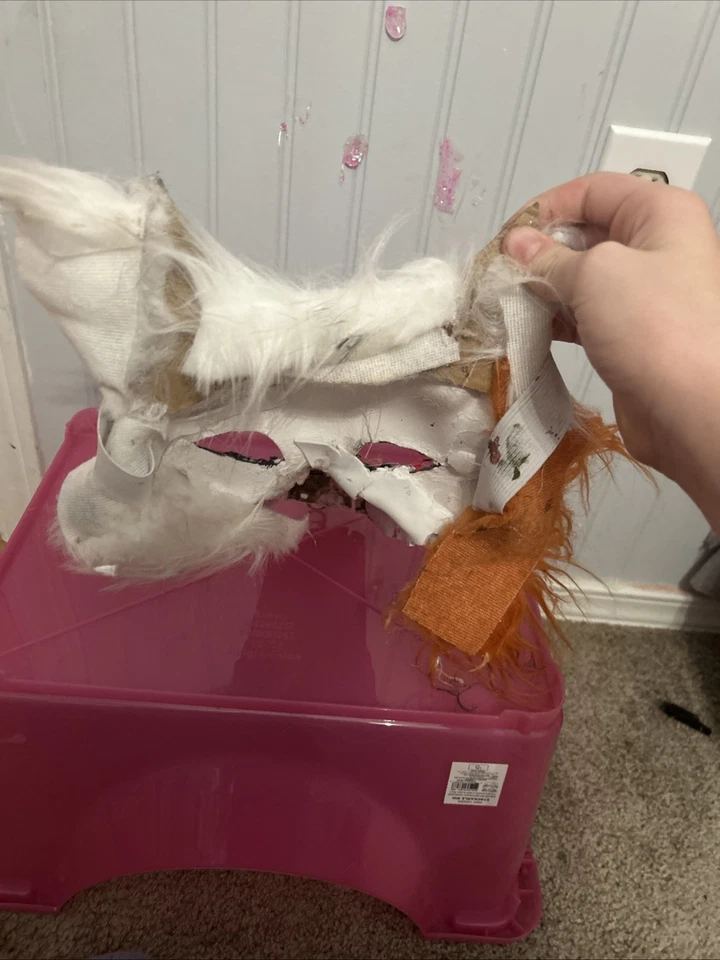 A therian wolf mask that was hand made and customizable and made with love  - Image 3 of 4