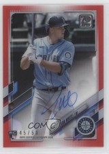 2021 Topps Clearly Authentic Auto Red 45/50 Evan White #CAA-EW Auto 0xz8