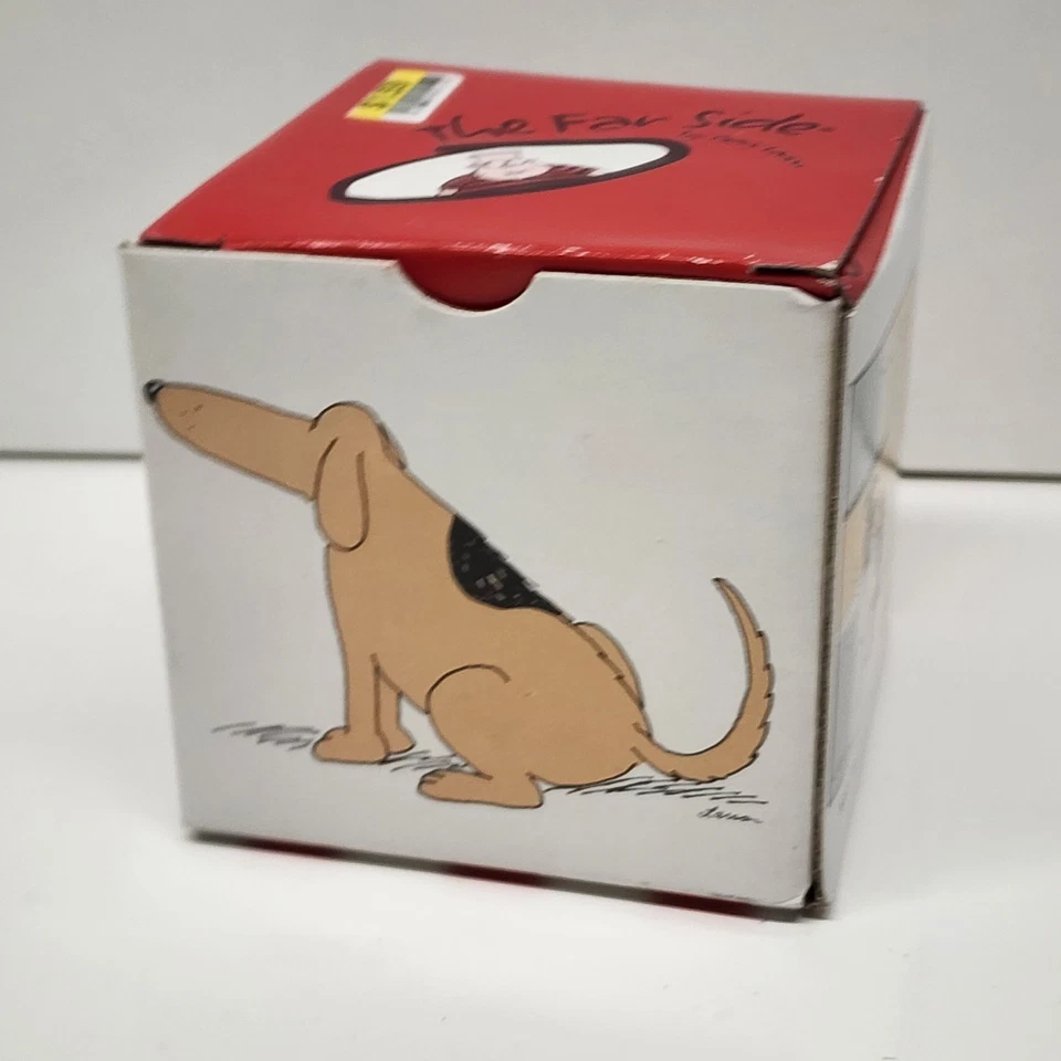 Rare Far Side Coffee Cup Gary Larson Mug "Nervous Little Dogs" VTG 90s Espresso - Image 2 of 4