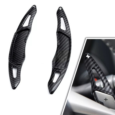 For Subaru Steering Wheel Paddle Shifter Extension Trim Accessories Carbon Fiber