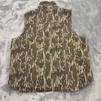 Carhartt Vest Men's XL Camo Bottomland Sherpa Duck Hunting Rugged