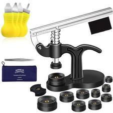 Watch Press Tool Set, Watch Repair Kit Professional with Everything, for Vari...