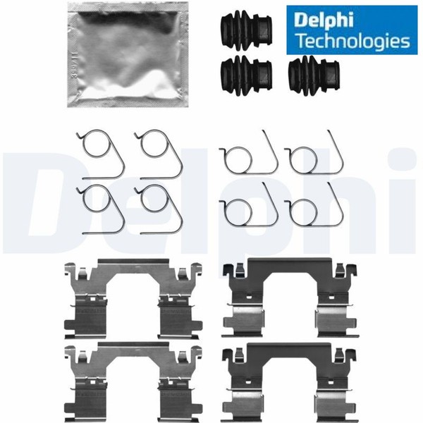 Delphi LX0701 ZubehöRsatz FüR Scheibenbremsbelag ZubehöRsatz Bremsbelag-image