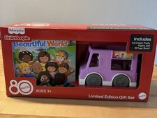 Fisher-Price Little People Ice Cream Truck, Figure, And Book New