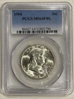 1954 P Franklin Half Dollar PCGS MS64 FBL Silver Coin 50C US Mint #2