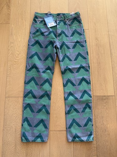 Acne Studios - 30 x 34 Land Denim in Multicolor - Chevron Pattern - Picture 1 of 4