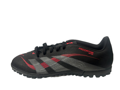 adidas Predator Club Turf Fußballschuhe Schwarz Rot Herren UK 11 US 11.5 EU 46