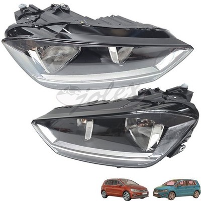 Scheinwerfer H7-H15 rechts+links Set Satz Paar für VW Golf Sportsvan Sports Van