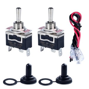 BAITHNA 12 V heavy duty aan/uit tuimelschakelaar, ground triggered