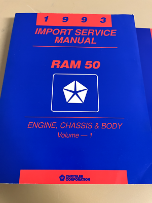 1993 Dodge Ram 50 Truck Factory Service Manual 2 Volume Set | eBay