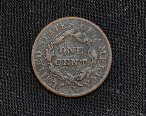 Centavo grande cabeza de matrona corona 1833 detalles muy finos - Imagen 2 de 2