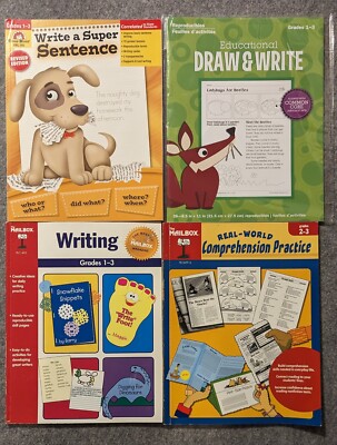 Language Arts Bundle Comprehension/Write/Draw Grades 1-3 Mailbox/EvanMoor/T.T.